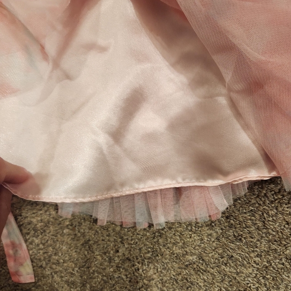 Jona Michelle Girls' Pink Ruffled Dress - Picture 3 of 8